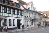 Beeskow - Hotel und Rathaus