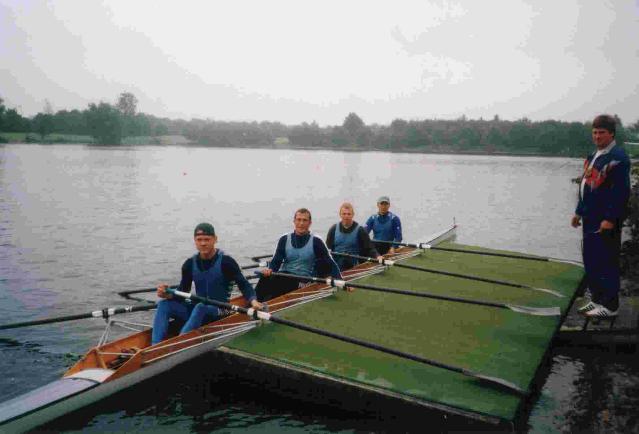 Männer Doppelvierer in Krefeld 2001, Sieg im Ruderpokalrennen